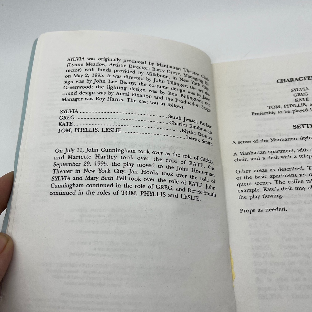Sylvia by A. R. Gurney Play Script Dramatists Play‎ Service Vintage - Picture 5 of 6